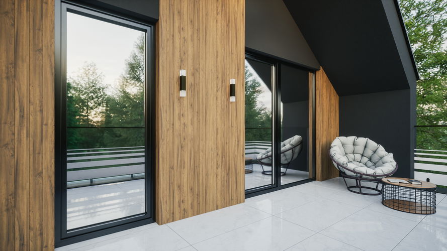 Modern uPVC-Aluminium Window