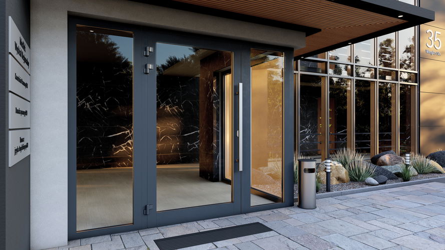 Modern Glass Door